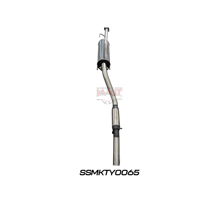 Manta Toyota Hilux 150 4.0L V6 2.5in Cat Back Exhaust System, centre muffler, rear hotdog Exhaust System SSMKTY0065