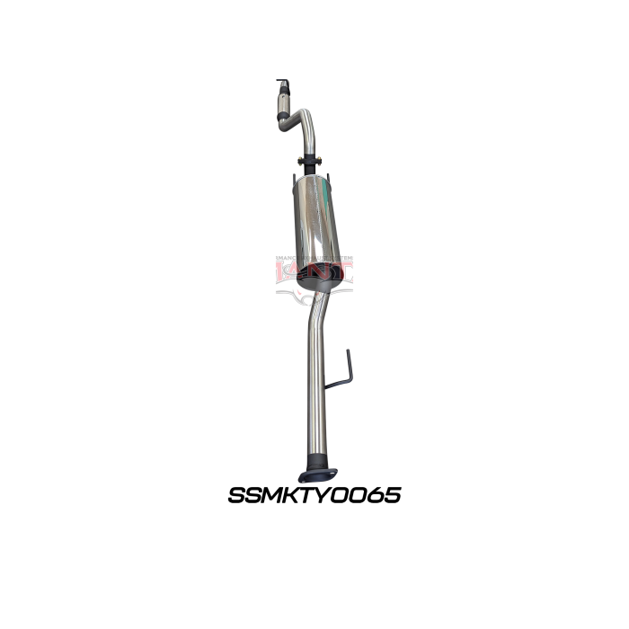 Manta Toyota Hilux 150 4.0L V6 2.5in Cat Back Exhaust System, centre muffler, rear hotdog Exhaust System SSMKTY0065