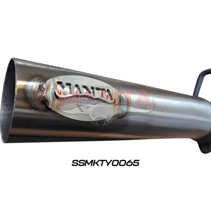 Manta Toyota Hilux 150 4.0L V6 2.5in Cat Back Exhaust System, centre muffler, rear hotdog Exhaust System SSMKTY0065