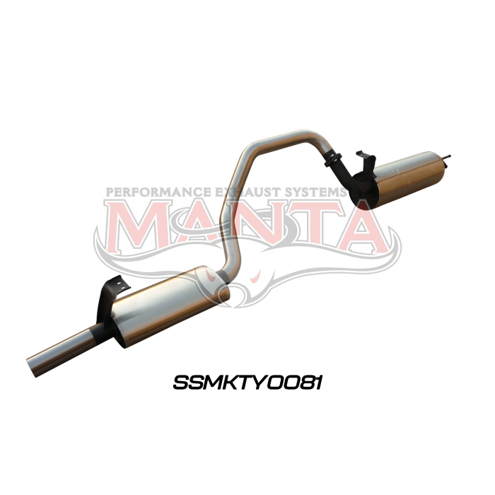 Manta HZJ, FZJ105 2.5in off Extractors Muffler/Muffler Exhaust System SSMKTY0081