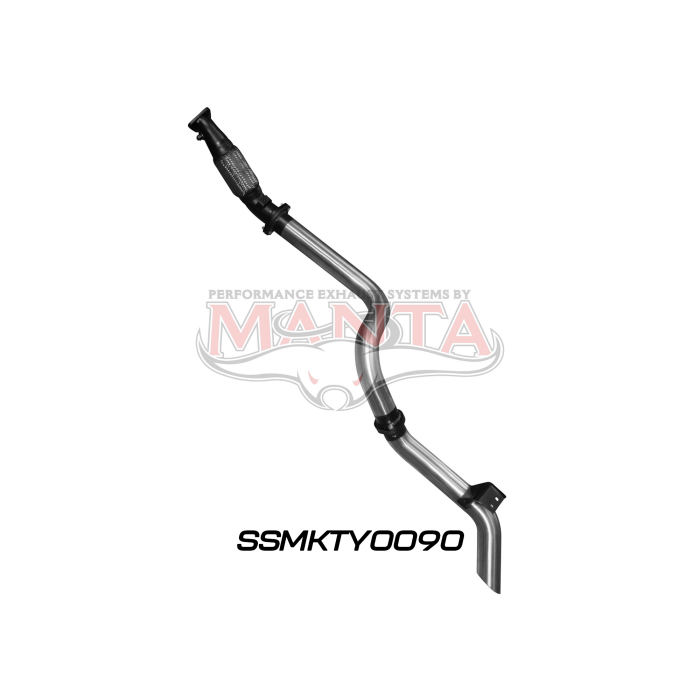 Manta VDJ79 V8 S/Cab Ute 3in Without Cat Side Exit Exhaust System SSMKTY0090