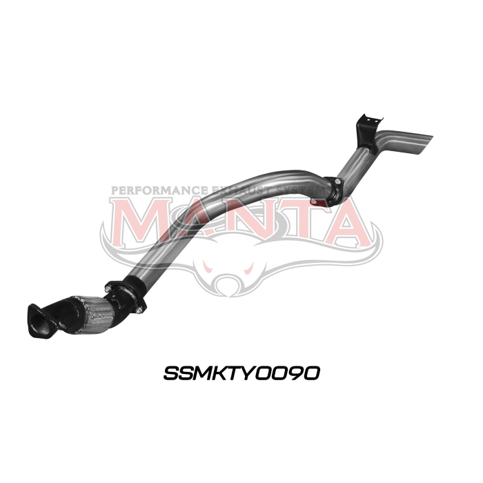 Manta VDJ79 V8 S/Cab Ute 3in Without Cat Side Exit Exhaust System SSMKTY0090