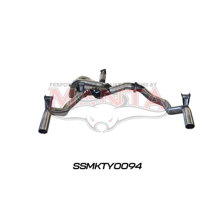 Manta VDJ79 Single Cab Twin 3in With Hotdog & Cat Exhaust System SSMKTY0094
