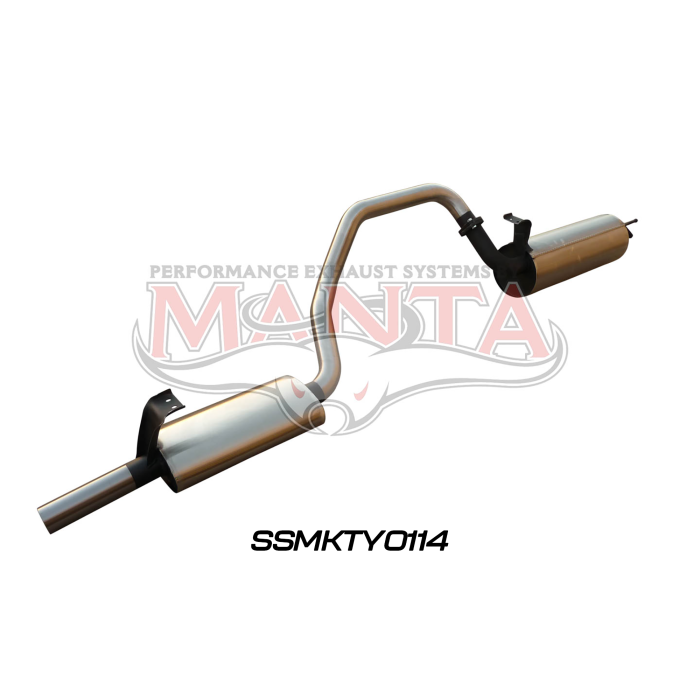 Manta FZJ105 2.5in off Extractors Muffler/Muffler Exhaust System SSMKTY0114