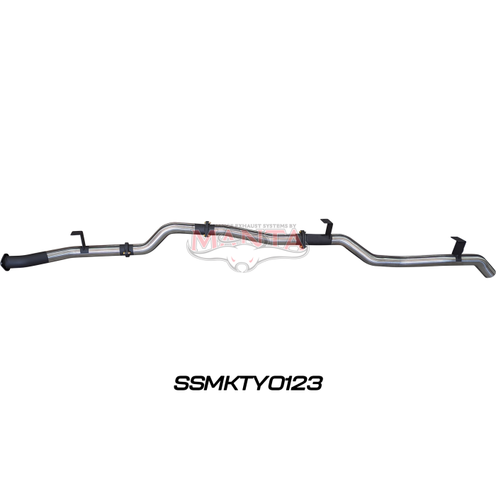 Manta VDJ79 Single & Dual Cab Ute 3in DPF Back WOM Exhaust System SSMKTY0123