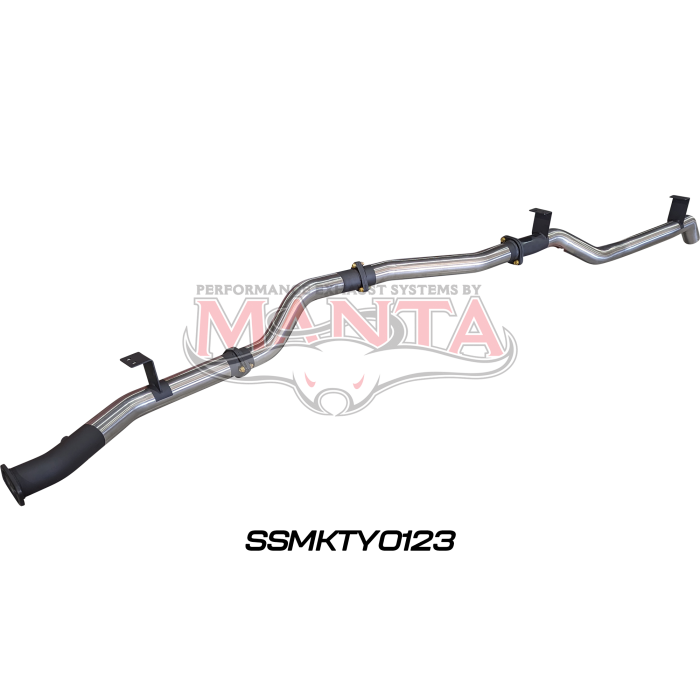 Manta VDJ79 Single & Dual Cab Ute 3in DPF Back WOM Exhaust System SSMKTY0123