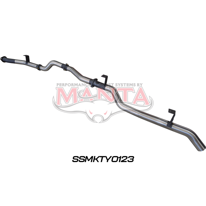 Manta VDJ79 Single & Dual Cab Ute 3in DPF Back WOM Exhaust System SSMKTY0123