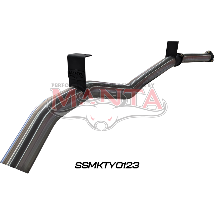 Manta VDJ79 Single & Dual Cab Ute 3in DPF Back WOM Exhaust System SSMKTY0123