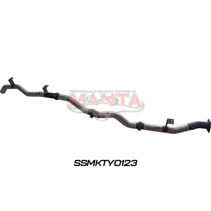 Manta VDJ79 Single & Dual Cab Ute 3in DPF Back WOM Exhaust System SSMKTY0123