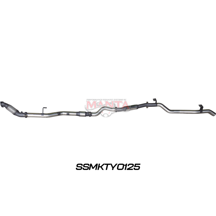 Manta VDJ79 V8 Ute 3in With Cat & Hotdog DPF Exhaust System SSMKTY0125
