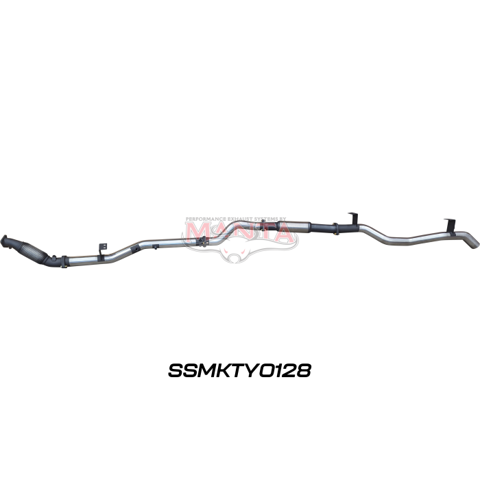 Manta VDJ79 V8 Ute 3in NO Cat, With Hotdog DPF Exhaust System SSMKTY0128