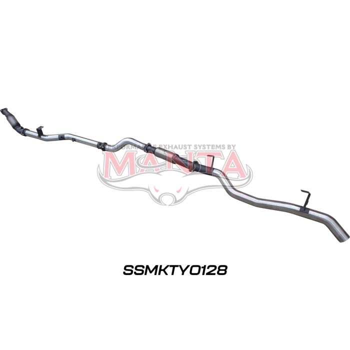 Manta VDJ79 V8 Ute 3in NO Cat, With Hotdog DPF Exhaust System SSMKTY0128