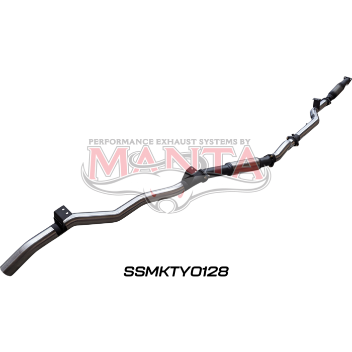 Manta VDJ79 V8 Ute 3in NO Cat, With Hotdog DPF Exhaust System SSMKTY0128