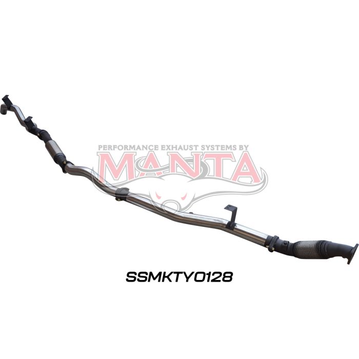 Manta VDJ79 V8 Ute 3in NO Cat, With Hotdog DPF Exhaust System SSMKTY0128