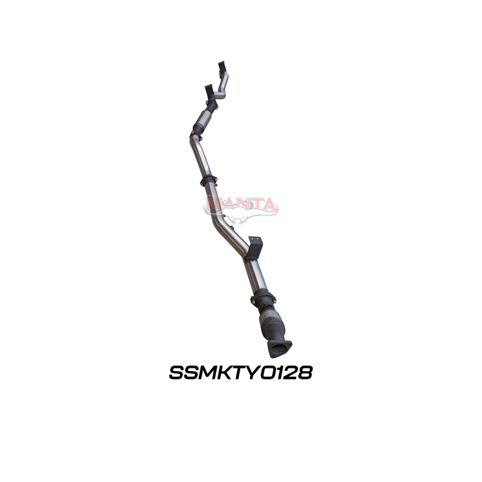 Manta VDJ79 V8 Ute 3in NO Cat, With Hotdog DPF Exhaust System SSMKTY0128