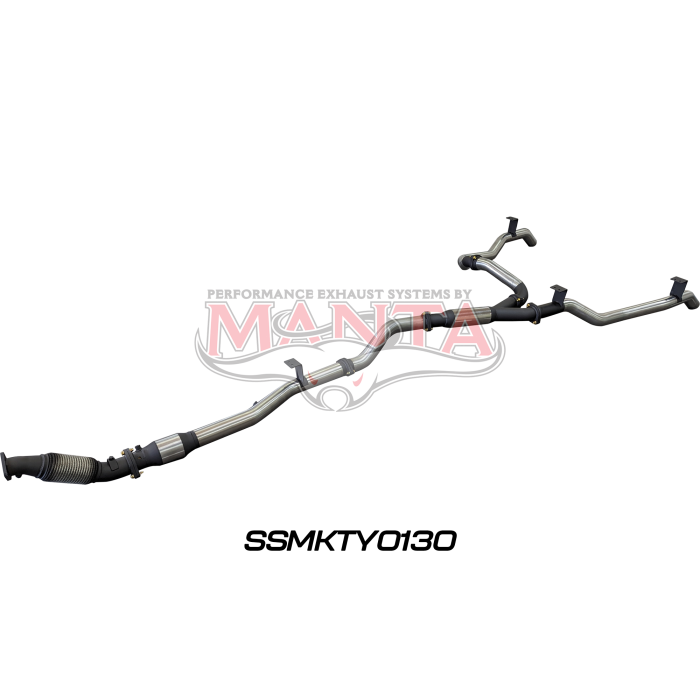 Manta VDJ79 V8 Ute Dual 3in With Cat & Hotdog DPF Exhaust System SSMKTY0130