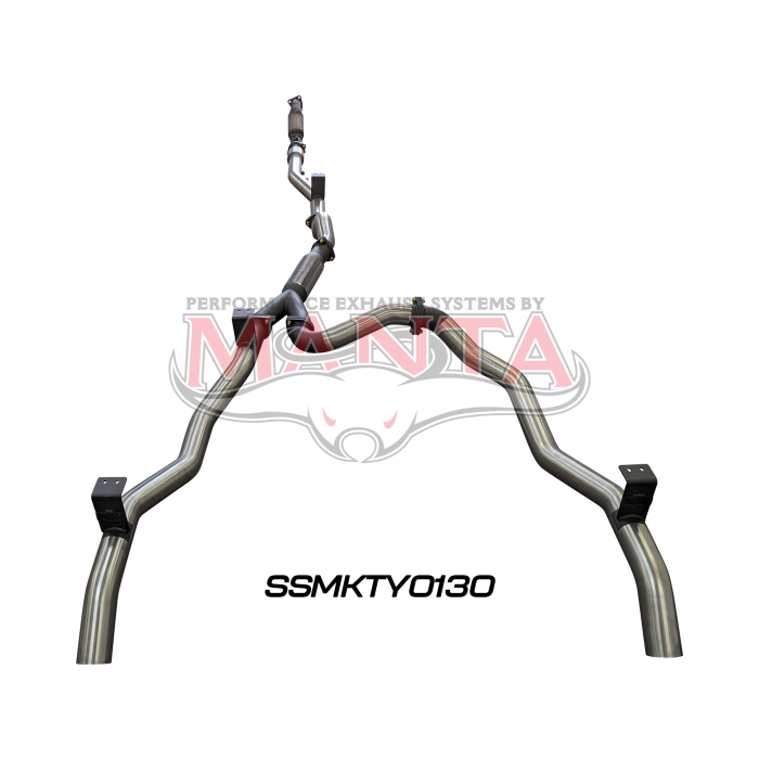 Manta VDJ79 V8 Ute Dual 3in With Cat & Hotdog DPF Exhaust System SSMKTY0130