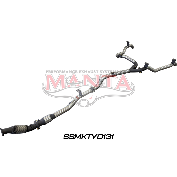 Manta VDJ79 V8 Ute Dual 3in With Cat & WOM DPF Exhaust System SSMKTY0131