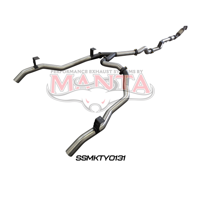 Manta VDJ79 V8 Ute Dual 3in With Cat & WOM DPF Exhaust System SSMKTY0131