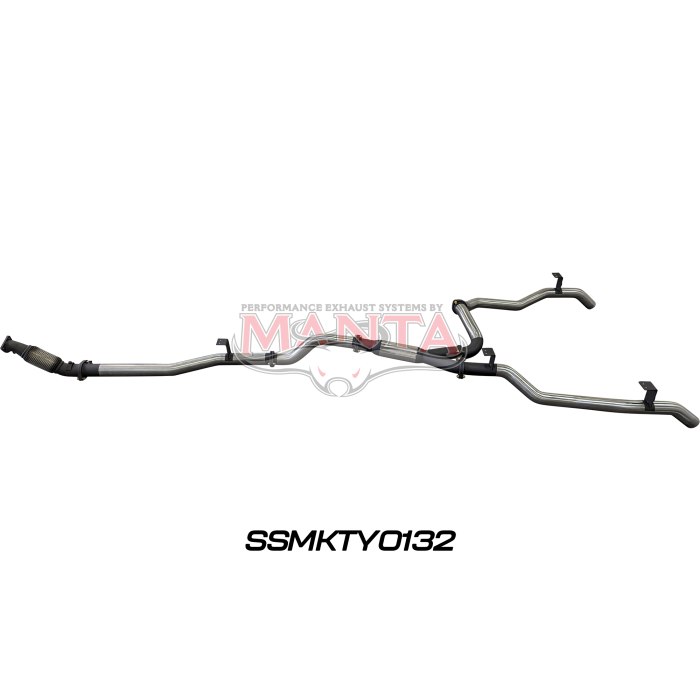Manta VDJ79 V8 Ute Dual 3in NO Cat, With Hotdog DPF Exhaust System SSMKTY0132
