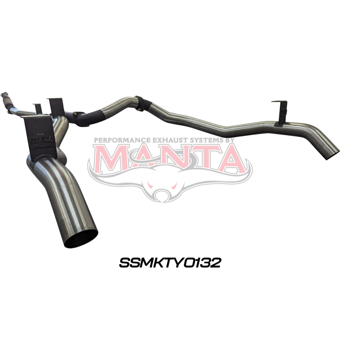 Manta VDJ79 V8 Ute Dual 3in NO Cat, With Hotdog DPF Exhaust System SSMKTY0132