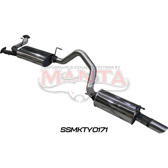 Manta URJ202 2012 on 4.6L V8 CatBack 3in Including Single 3in SS Tip Exhaust System SSMKTY0171