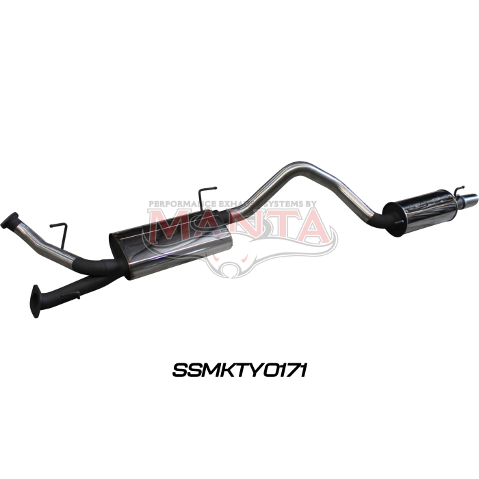 Manta URJ202 2012 on 4.6L V8 CatBack 3in Including Single 3in SS Tip Exhaust System SSMKTY0171
