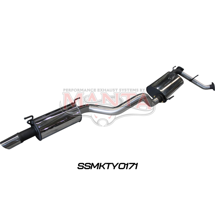Manta URJ202 2012 on 4.6L V8 CatBack 3in Including Single 3in SS Tip Exhaust System SSMKTY0171