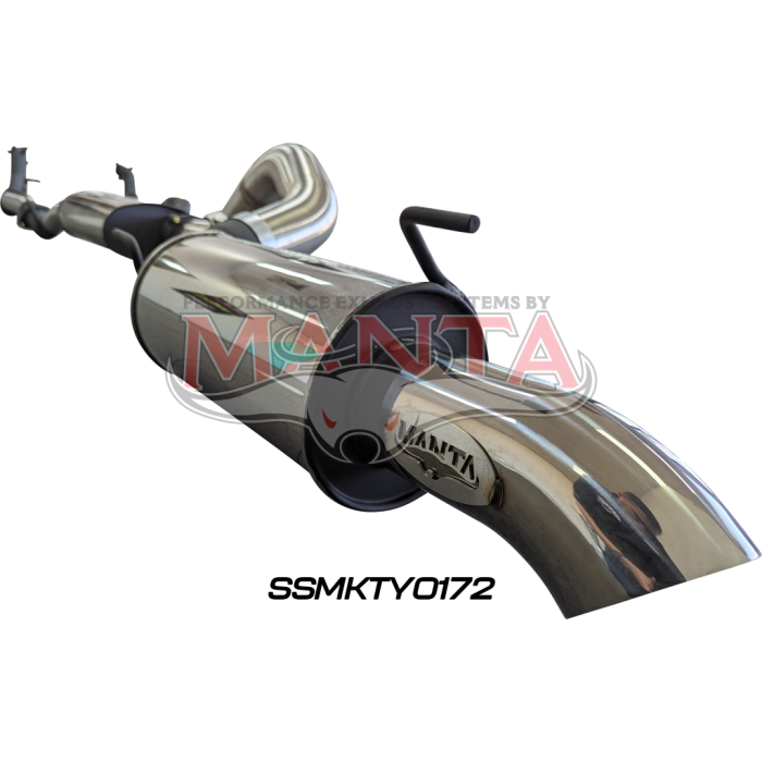 Manta VDJ200 DPF 3in Dual With Cat & Muffler 4in Tailpipe W/ Rear MUF Exhaust System SSMKTY0172