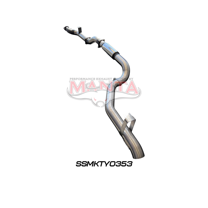 Manta VDJ79 Single & Dual Cab Ute 4in DPF Back for Superior Engineering Coil Conversion with Muffler Exhaust System SSMKTY0353
