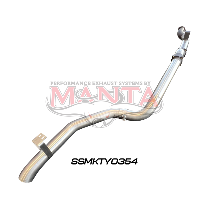 Manta VDJ79 Single & Dual Cab Ute 4in DPF Back for Superior Engineering Coil Conversion without Muffler Exhaust System SSMKTY0354