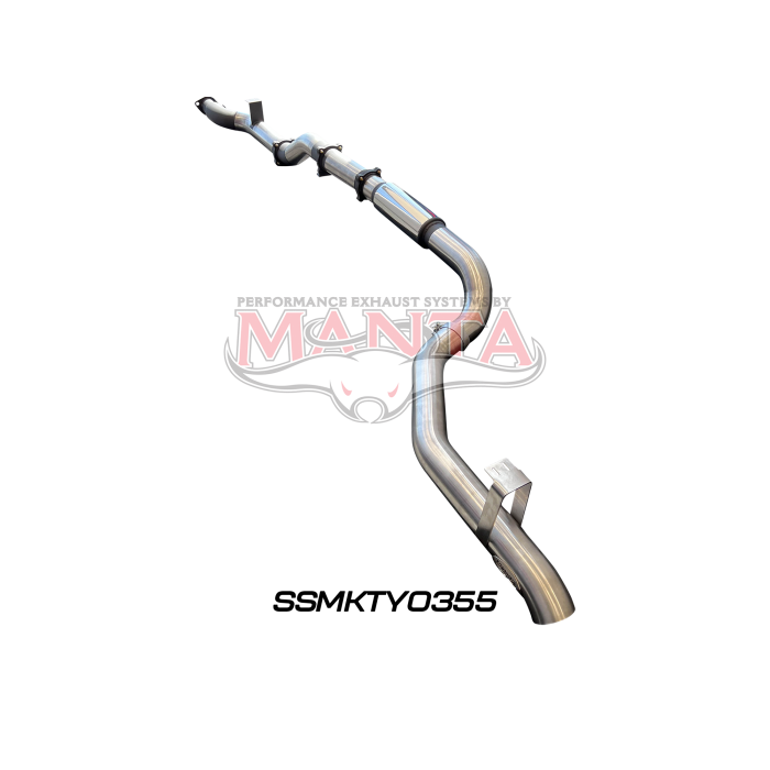Manta VDJ79 Single & Dual Cab Ute 4in DPF Back for Superior Engineering Coil Conv 300 Ext with Muffler Exhaust System SSMKTY0355