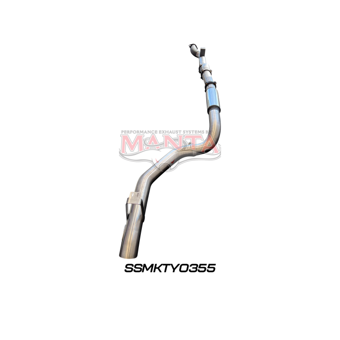 Manta VDJ79 Single & Dual Cab Ute 4in DPF Back for Superior Engineering Coil Conv 300 Ext with Muffler Exhaust System SSMKTY0355