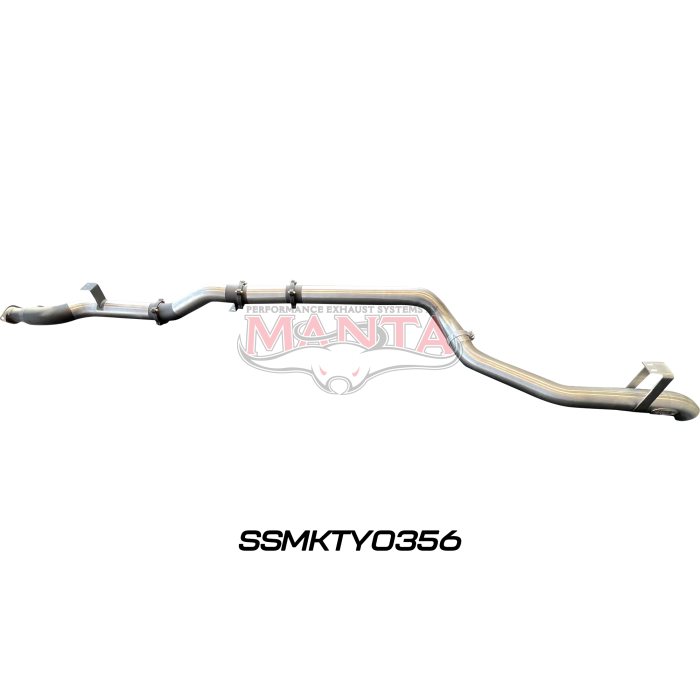 Manta VDJ79 Single & Dual Cab Ute 4in DPF Back for Superior Engineering Coil Conv 300 Ext without Muffler Exhaust System SSMKTY0356