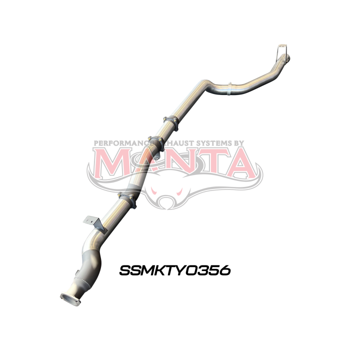 Manta VDJ79 Single & Dual Cab Ute 4in DPF Back for Superior Engineering Coil Conv 300 Ext without Muffler Exhaust System SSMKTY0356