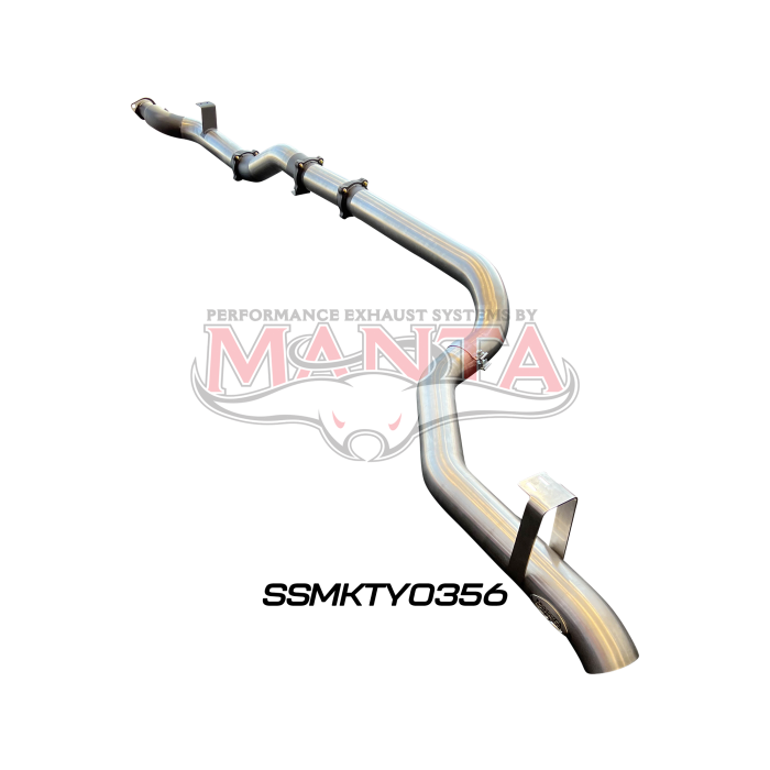 Manta VDJ79 Single & Dual Cab Ute 4in DPF Back for Superior Engineering Coil Conv 300 Ext without Muffler Exhaust System SSMKTY0356
