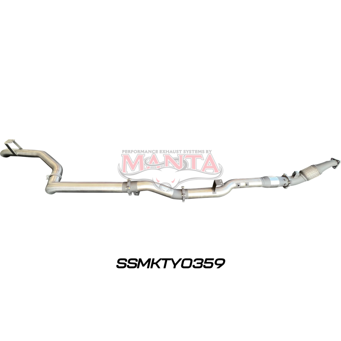 Manta VDJ79 Single & Dual Cab Ute 4in Turbo Back for Superior Eng Coil Conv with Cat & without Muffler Exhaust System SSMKTY0359