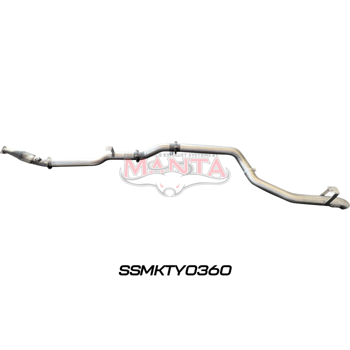 Manta VDJ79 Single & Dual Cab Ute 4in Turbo Back for Superior Eng Coil Conversion without Cat or Muffler Exhaust System SSMKTY0360