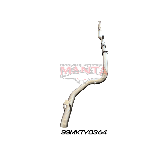 Manta VDJ79 Single & Dual Cab Ute 4in Turbo Back for Superior Eng Coil Conv 300 Ext w/out Cat & Muffler Exhaust System SSMKTY0364