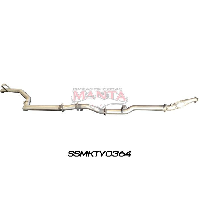 Manta VDJ79 Single & Dual Cab Ute 4in Turbo Back for Superior Eng Coil Conv 300 Ext w/out Cat & Muffler Exhaust System SSMKTY0364