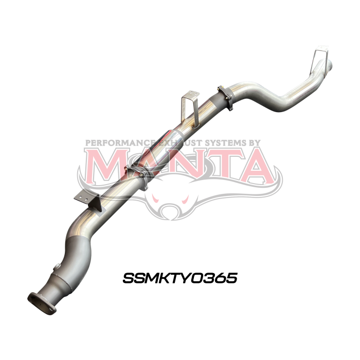 Manta VDJ76 4.5L V8 Wagon 4in DPF Back with Muffler Exhaust System SSMKTY0365