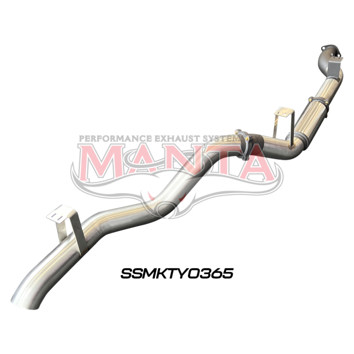 Manta VDJ76 4.5L V8 Wagon 4in DPF Back with Muffler Exhaust System SSMKTY0365