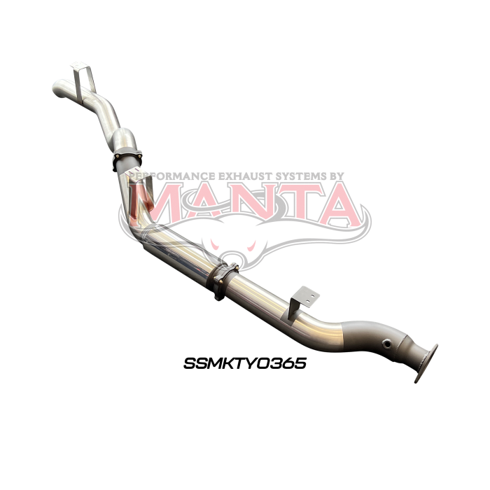 Manta VDJ76 4.5L V8 Wagon 4in DPF Back with Muffler Exhaust System SSMKTY0365