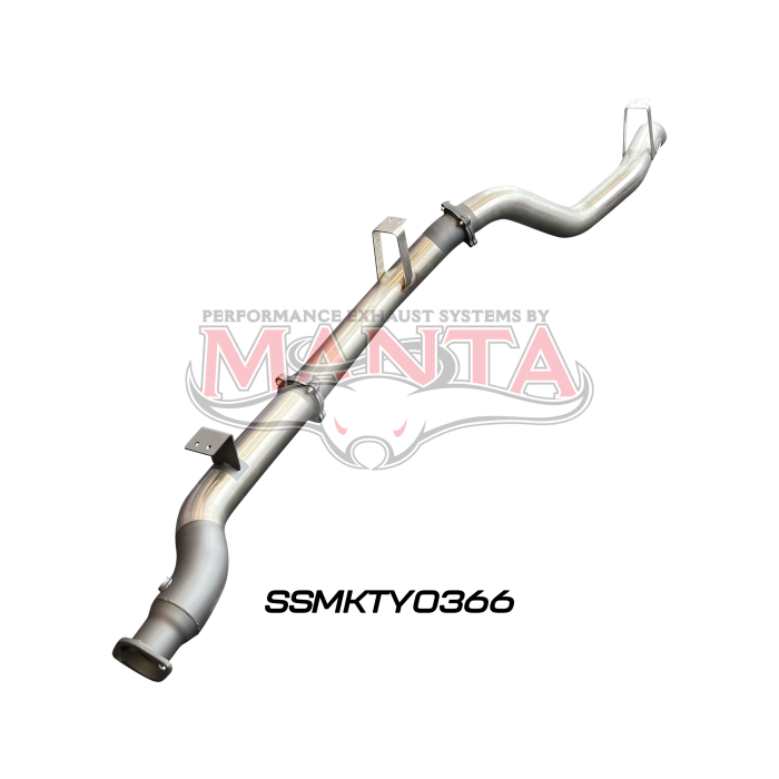 Manta VDJ76 4.5L V8 Wagon 4in DPF Back without Muffler Exhaust System SSMKTY0366