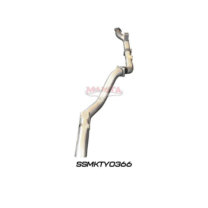 Manta VDJ76 4.5L V8 Wagon 4in DPF Back without Muffler Exhaust System SSMKTY0366