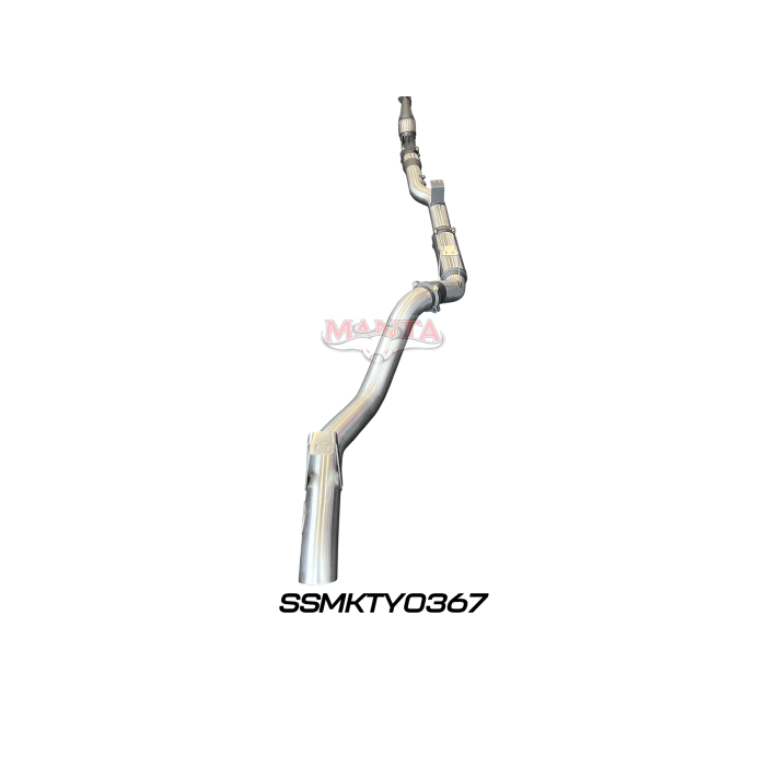 Manta VDJ76 4.5L V8 (DPF) Wagon 4in Turbo Back with Cat & Muffler Exhaust System SSMKTY0367