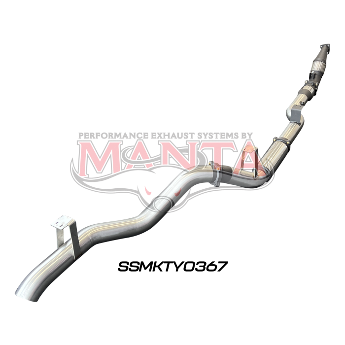 Manta VDJ76 4.5L V8 (DPF) Wagon 4in Turbo Back with Cat & Muffler Exhaust System SSMKTY0367