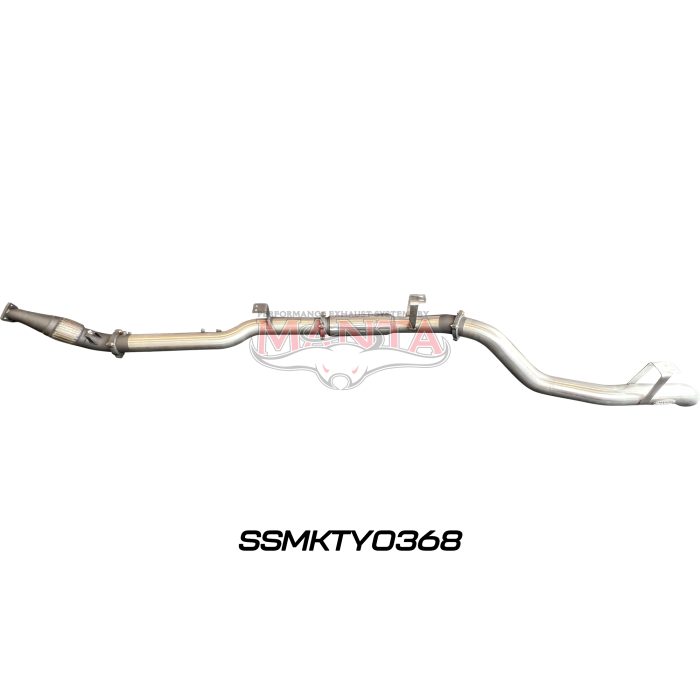 Manta VDJ76 4.5L V8 (DPF) Wagon 4in Turbo Back without Cat & with Muffler Exhaust System SSMKTY0368