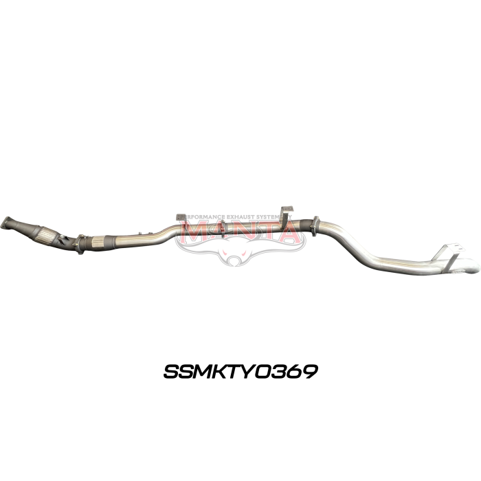 Manta VDJ76 4.5L V8 (DPF) Wagon 4in Turbo Back with Cat & without Muffler Exhaust System SSMKTY0369