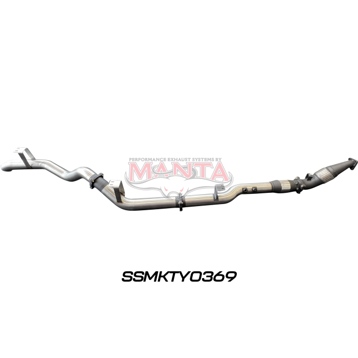 Manta VDJ76 4.5L V8 (DPF) Wagon 4in Turbo Back with Cat & without Muffler Exhaust System SSMKTY0369